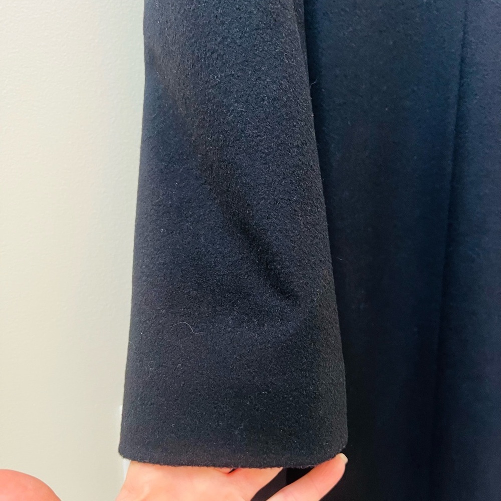 Cinzia Rocco like new stunning Black Double-Breasted virgin wool Coat - Picture 12 of 12